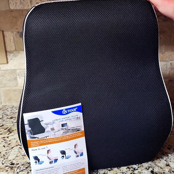 Lumbar Support Pillow for Office Chair - Picture 1 of 9